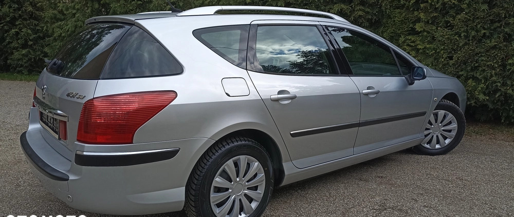 Peugeot 407 cena 12999 przebieg: 201500, rok produkcji 2006 z Radzionków małe 497